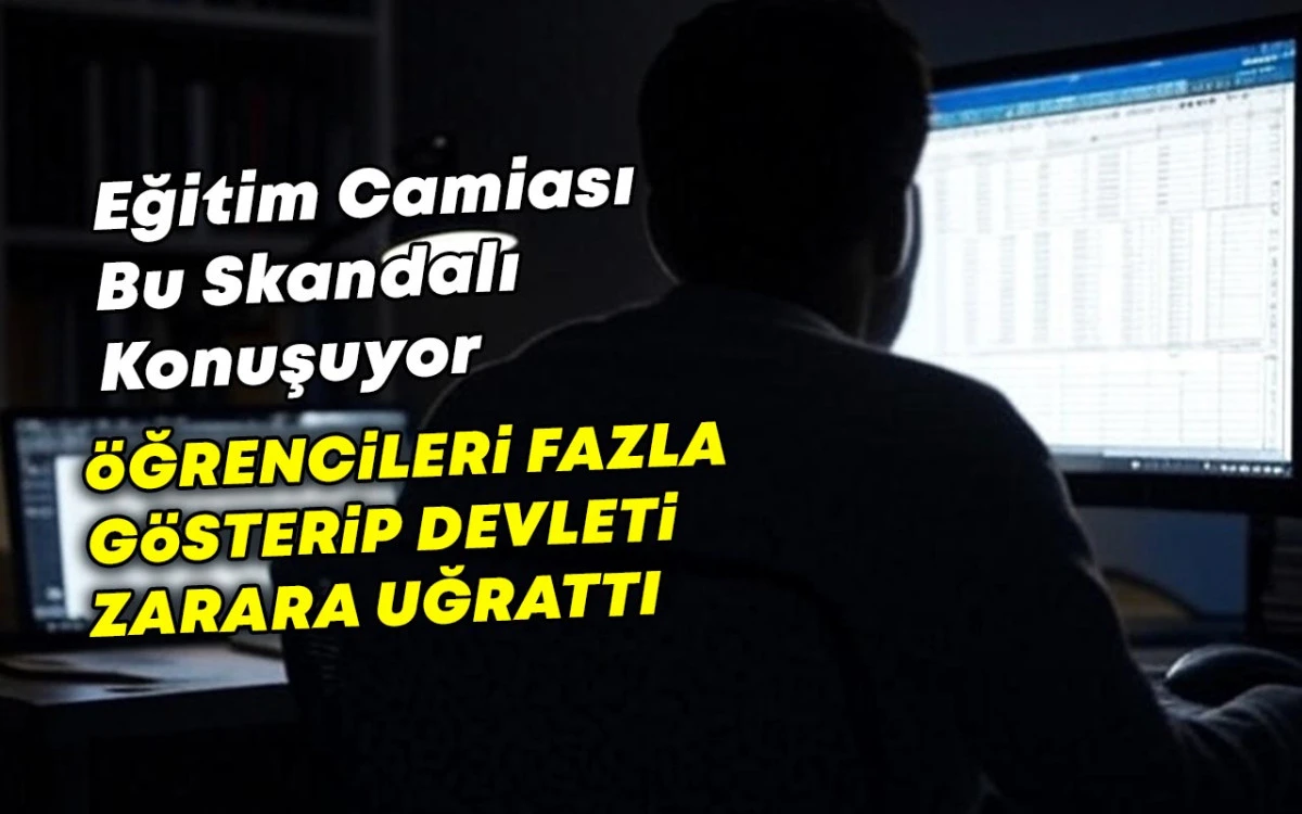 Öğrencileri fazla göstererek devleti zarara uğrattı