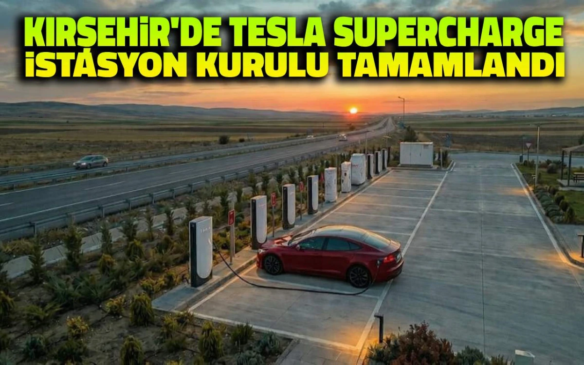 &Ouml;nemli ulaşım g&uuml;zergahına Tesla'dan supercharge istasyonu