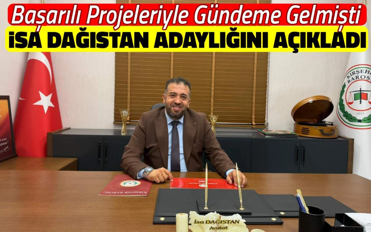 Projeleriyle g&uuml;ndeme gelen İsa Dağıstan adaylığını a&ccedil;ıkladı