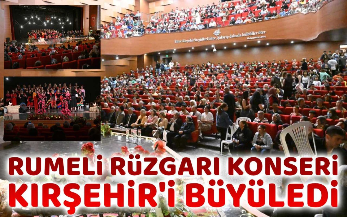 Rumeli Rüzgarı Konseri Kırşehir'i büyüledi