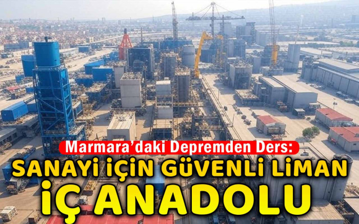 Sanayi için Güvenli liman İç Anadolu