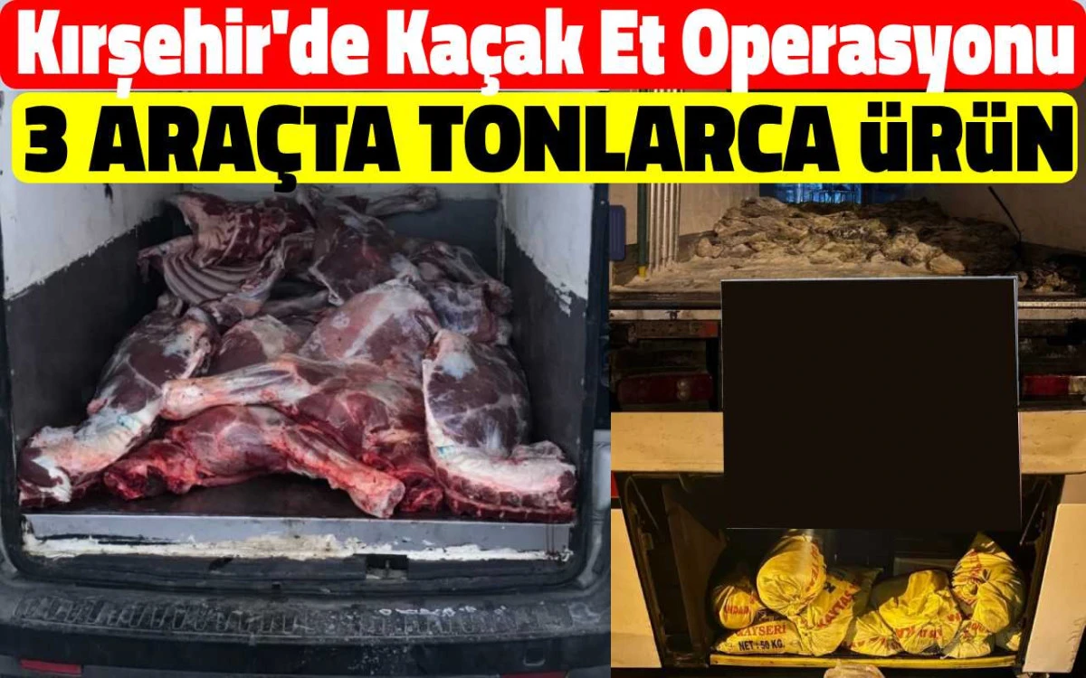 Üç araçta tonlarca ürün ele geçirildi