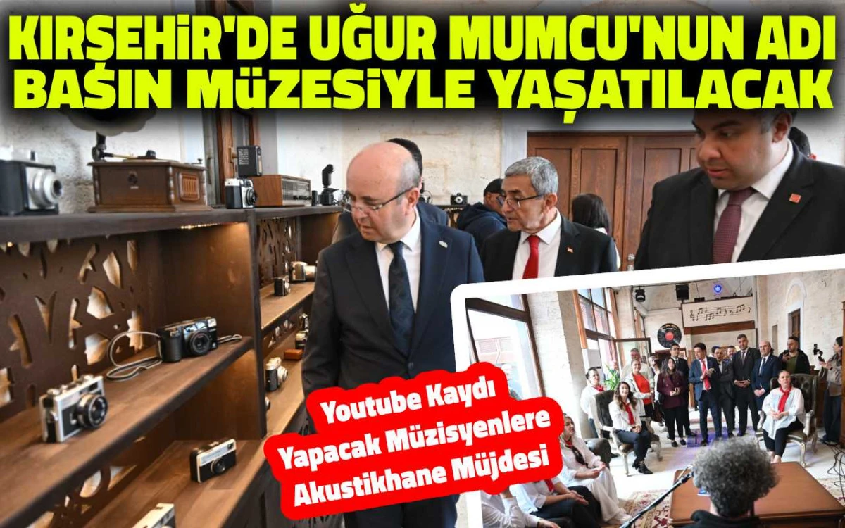 Uğur Mumcu'nun adını yaşatacak basın m&uuml;zesi ve akustikhane a&ccedil;ıldı