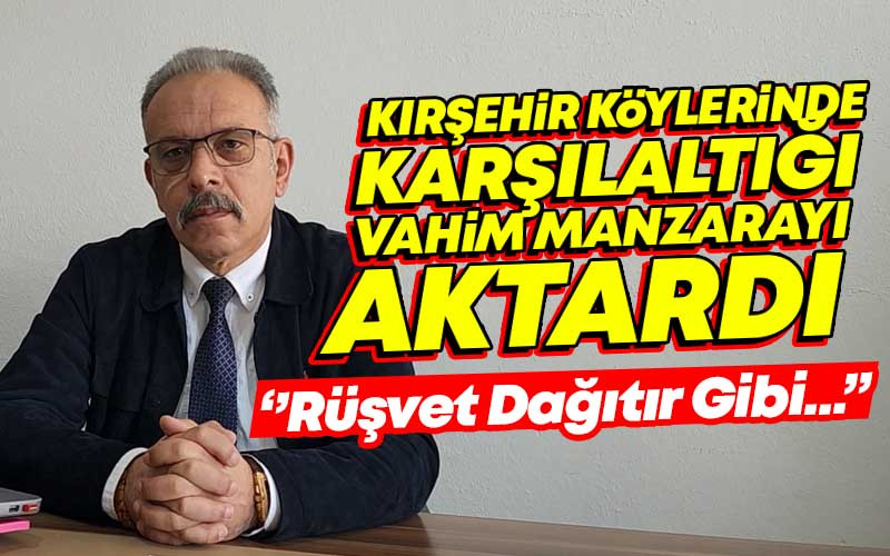 Zafer Partisi Milletvekili Adayı Mustafa Kılıç,''Rüşvet Dağıtır Gibi''